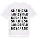White t-shirt med Snårne ordlek t-shirt