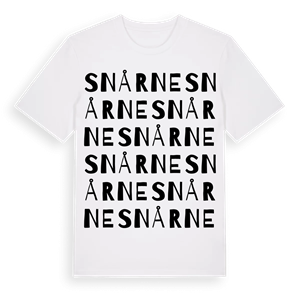 Snårne ordlek t-shirt – ekologisk bomull t-shirt från PinShirt