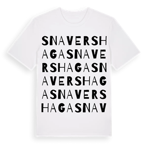 Snavershaga ordlek t-shirt – ekologisk bomull t-shirt från Pinshirt