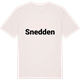 Vintage White t-shirt med Snedden fetstil t-shirt