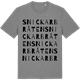 Mid Heather Gray t-shirt med Snickarbråten ordlek t-shirt
