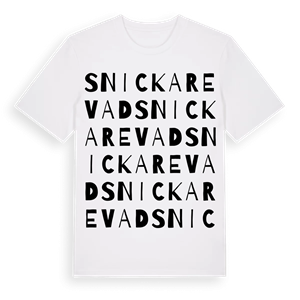Snickarevad ordlek t-shirt – ekologisk bomull t-shirt från PinShirt