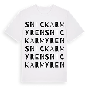 Snickarmyren ordlek t-shirt – ekologisk bomull t-shirt från PinShirt