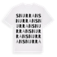 Snurran ordlek t-shirt