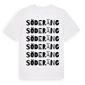 Söderäng ordlek t-shirt – ekologisk bomull t-shirt från Pinshirt