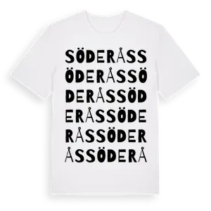 Söderås ordlek t-shirt – ekologisk bomull t-shirt från Pinshirt