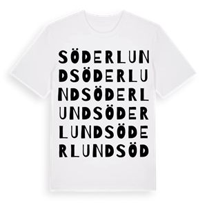 Söderlund ordlek t-shirt – ekologisk bomull t-shirt från PinShirt