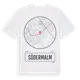 White t-shirt med Södermalm t-shirt