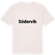 Vintage White t-shirt med Södervik fetstil t-shirt