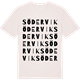 Vintage White t-shirt med Södervik ordlek t-shirt
