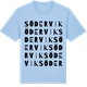 Blue Soul t-shirt med Södervik ordlek t-shirt