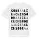 Södra Alebacken ordlek t-shirt