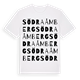 Södra Åmberg ordlek t-shirt