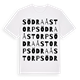 Södra Åstorp ordlek t-shirt