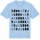 Blue Soul t-shirt med Södra Ävja ordlek t-shirt