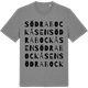 Mid Heather Gray t-shirt med Södra Bockåsen ordlek t-shirt