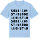 Blue Soul t-shirt med Södra Bomstad ordlek t-shirt