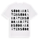 Södra Bråten ordlek t-shirt