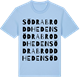 Blue Soul t-shirt med Södra Broddheden ordlek t-shirt