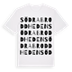 Södra Broddheden ordlek t-shirt