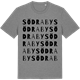 Mid Heather Gray t-shirt med Södra By ordlek t-shirt
