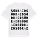 Södra Ed ordlek t-shirt