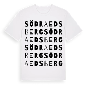 Södra Edsberg ordlek t-shirt – ekologisk bomull t-shirt från PinShirt
