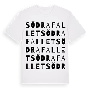 Södra Fallet ordlek t-shirt – ekologisk bomull t-shirt från PinShirt