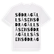 Södra Gällsåsen ordlek t-shirt