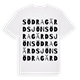 Södra Gärdsjön ordlek t-shirt