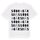Södra Gärsnäs ordlek t-shirt