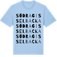 Blue Soul t-shirt med Södra Gisselbacka ordlek t-shirt