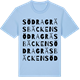 Blue Soul t-shirt med Södra Gräsbäcken ordlek t-shirt