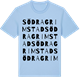 Blue Soul t-shirt med Södra Grimstad ordlek t-shirt