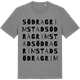 Mid Heather Gray t-shirt med Södra Grimstad ordlek t-shirt