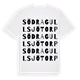 Södra Gullsjötorp ordlek t-shirt
