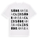 Södra Håbacken ordlek t-shirt