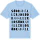 Blue Soul t-shirt med Södra Hållerud ordlek t-shirt