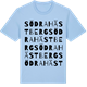 Blue Soul t-shirt med Södra Hästberg ordlek t-shirt