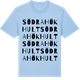 Blue Soul t-shirt med Södra Hökhult ordlek t-shirt