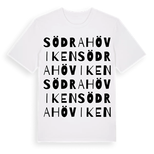Södra Höviken ordlek t-shirt – ekologisk bomull t-shirt från Pinshirt
