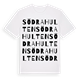 Södra Hulten ordlek t-shirt