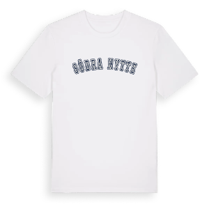 Södra Hytte college t-shirt – ekologisk bomull t-shirt från PinShirt