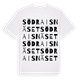 Södra Isnäset ordlek t-shirt