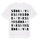 Södra Ivarsbyn ordlek t-shirt