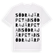 Södra Järpetan ordlek t-shirt