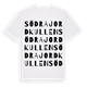 Södra Jordkullen ordlek t-shirt