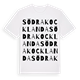 Södra Kocklanda ordlek t-shirt