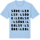 Blue Soul t-shirt med Södra Kroksvik ordlek t-shirt