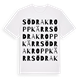 Södra Kroppkärr ordlek t-shirt